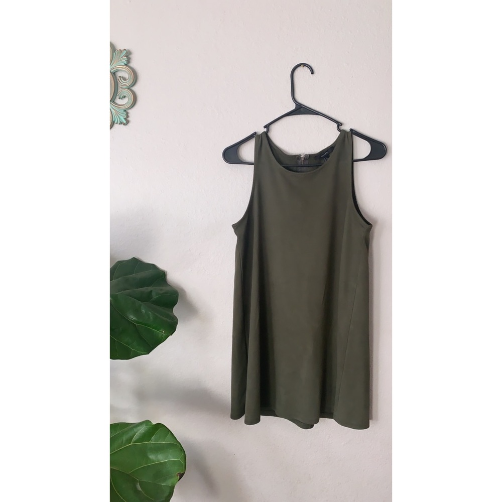 Suede dress